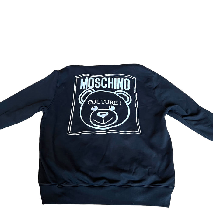 Graphic Print Zipper Hoodie - 8