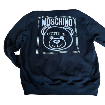 Graphic Print Zipper Hoodie - 8