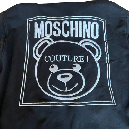 Graphic Print Zipper Hoodie - 8