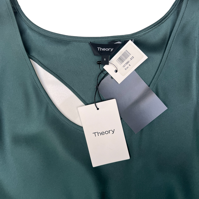 Green Long Silk Dress - US6