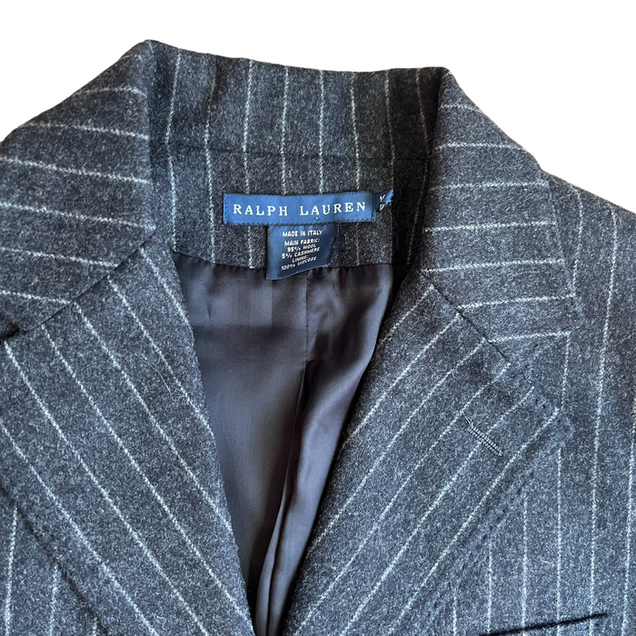Grey Wool Blazer - 10
