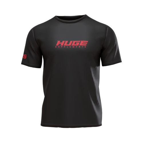 HUGE RED ON BLACK T-Shirt
