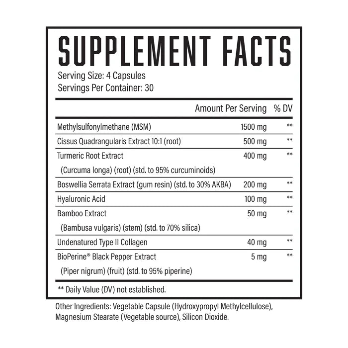 Supplement Facts Joint Support