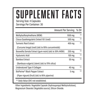 Supplement Facts Joint Support