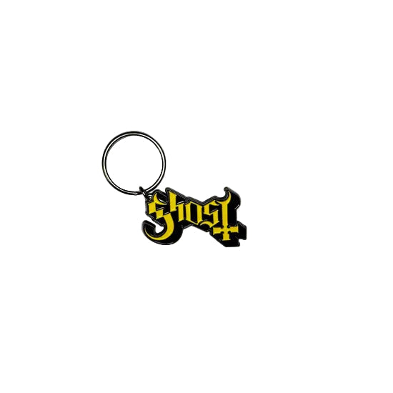 Key Ring - Ghost - Yellow Logo