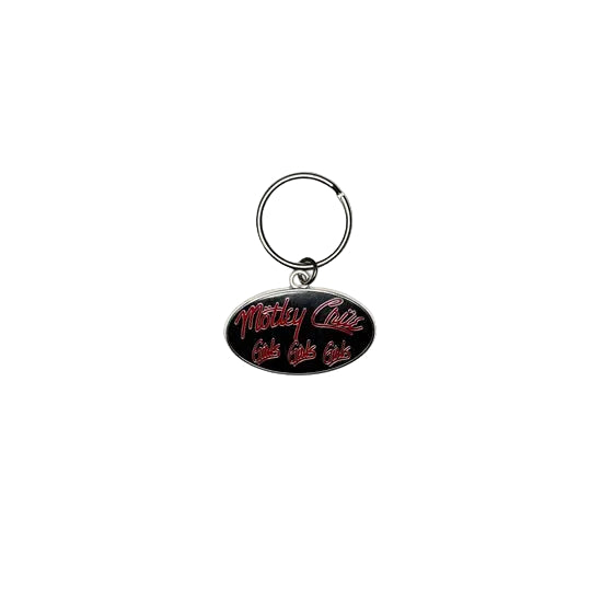 Key Ring - Motley Crue - Girls, Girls, Girls Oval