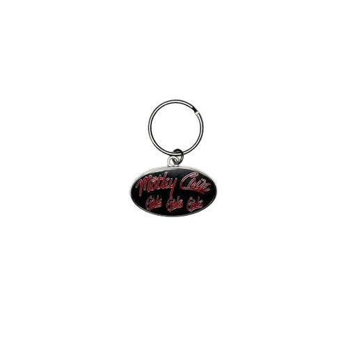 Key Ring - Motley Crue - Girls, Girls, Girls Oval
