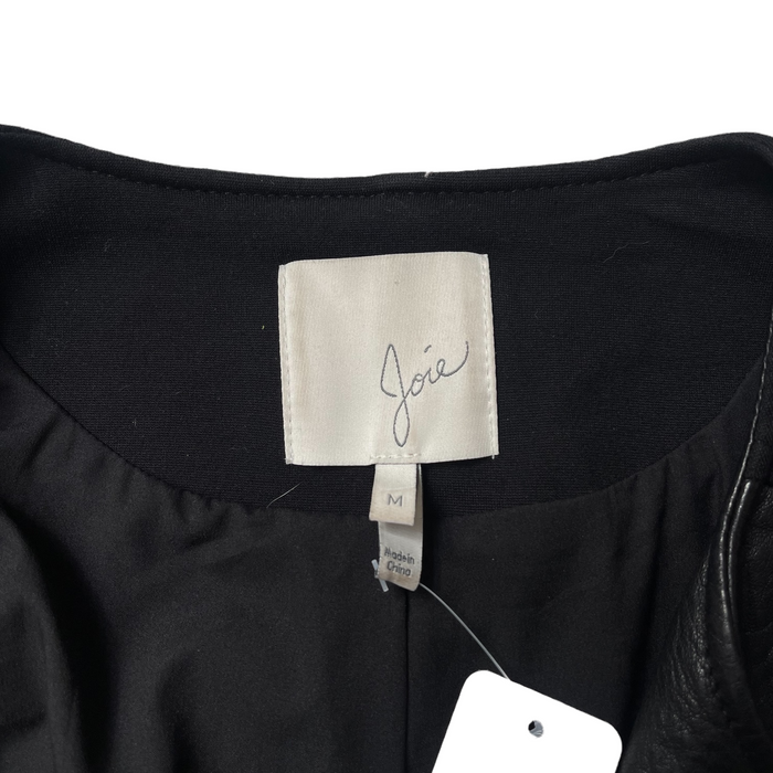 Leather & Fabric Jacket - M