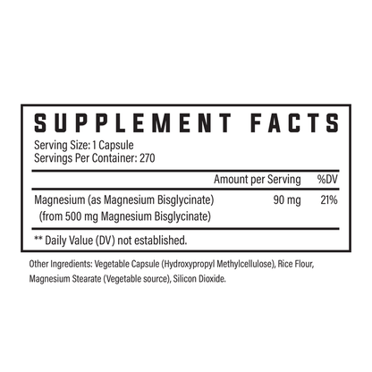 Supp Facts Magnesium