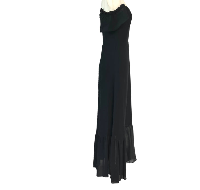 Off-The-Shoulder Black Dress - 2