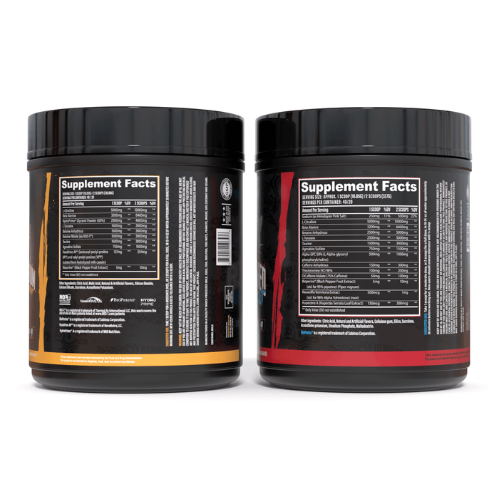 Pre workout stack ingredients