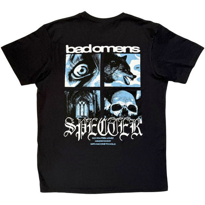 Premium Carbon Tee - Bad Omens - Specter Collage - Back