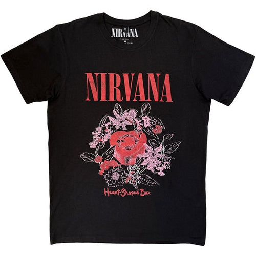 Premium Carbon Tee - Nirvana / KC - Heart-Shaped Box