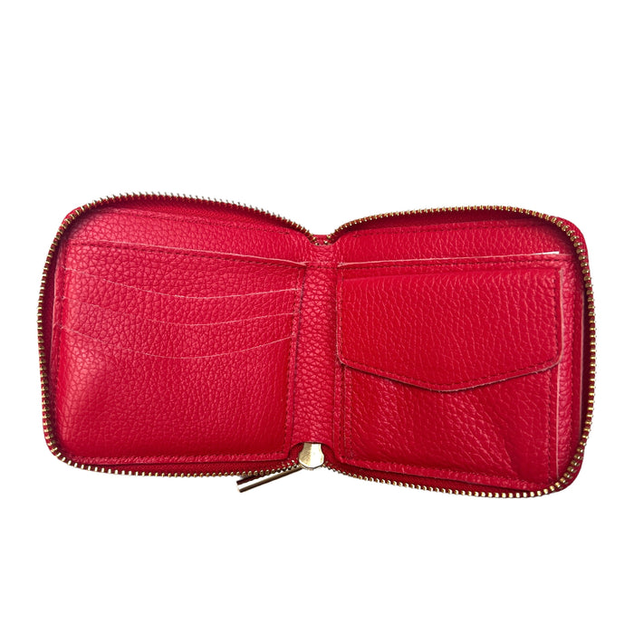 Red Leather Wallet