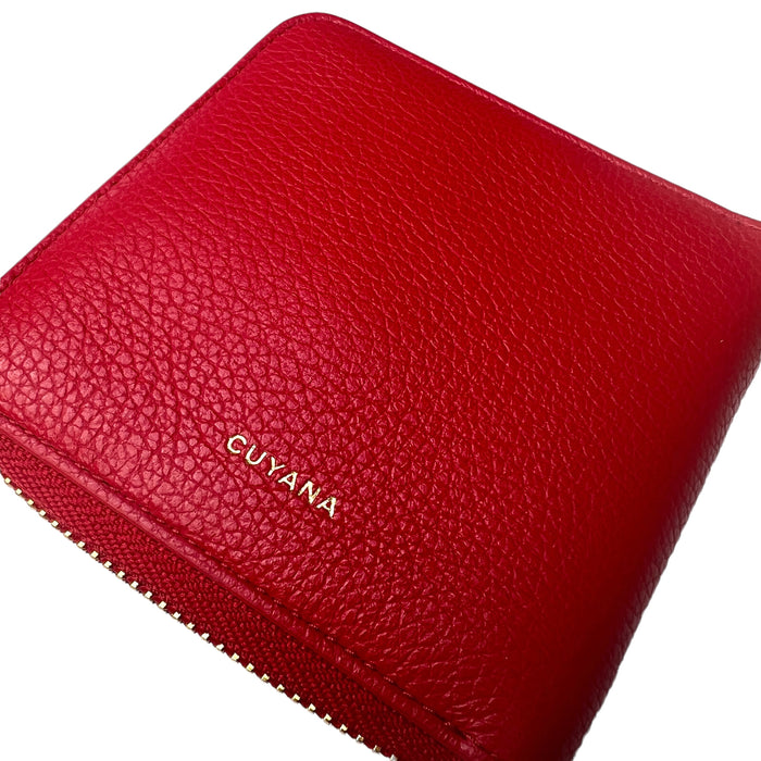 Red Leather Wallet