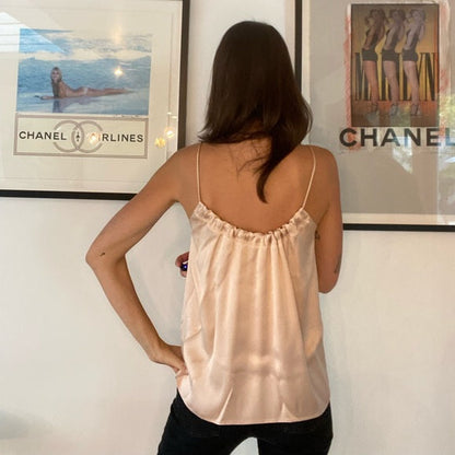 Silk Soft Pink Top - XS