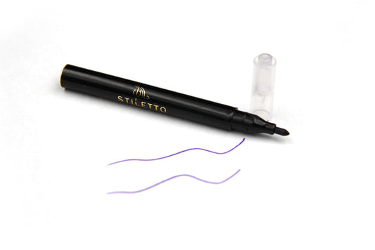 Skin Marker Updated Purple and White Fine Tip Marker (Box of 100)