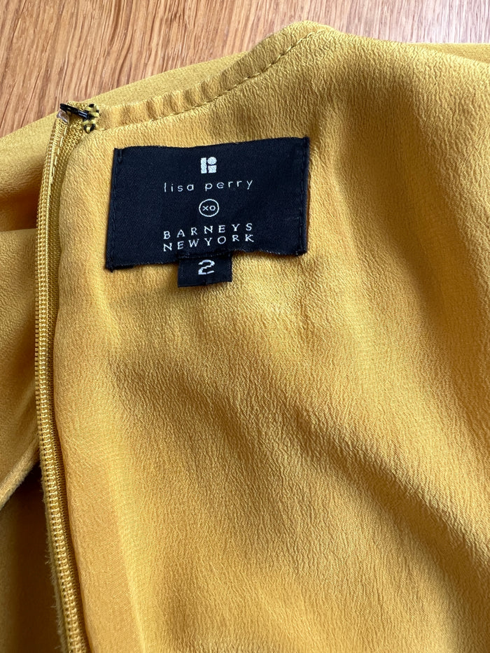 Suede Yellow Dress - 2