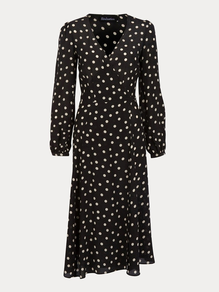 The Violette Black White Dress - XXS
