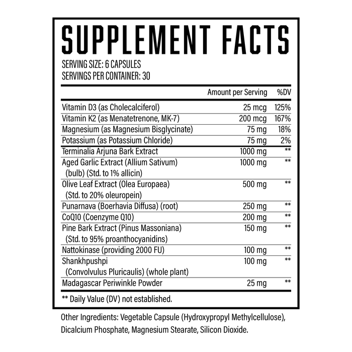 Supplement Facts Vital