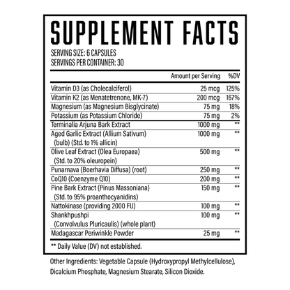 Supplement Facts Vital