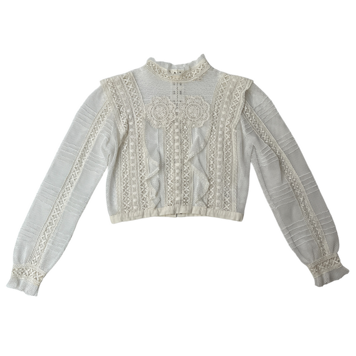 White Lace Top - S