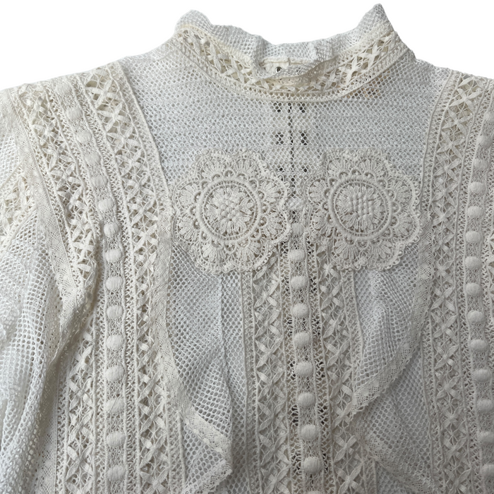 White Lace Top - S