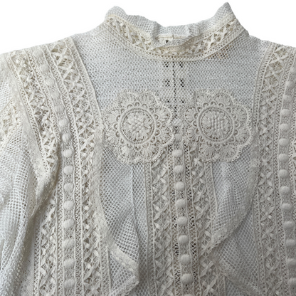 White Lace Top - S