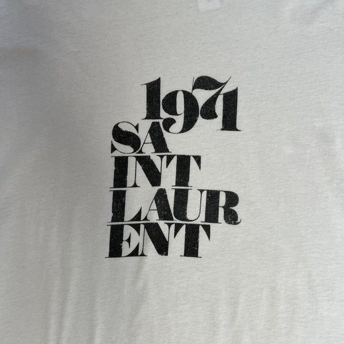 White Printed T-shirt - S