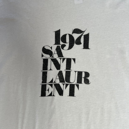 White Printed T-shirt - S