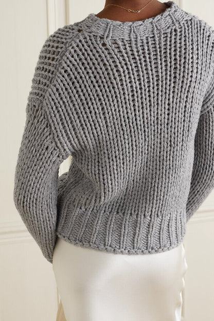 Woman Grey Sweater - S