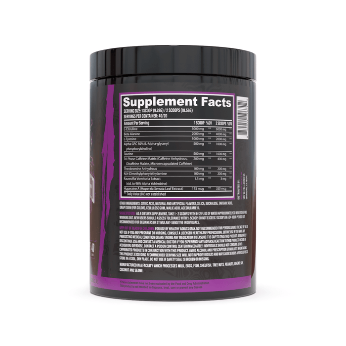 Wrecked Enraged | High Stim Pre Workout