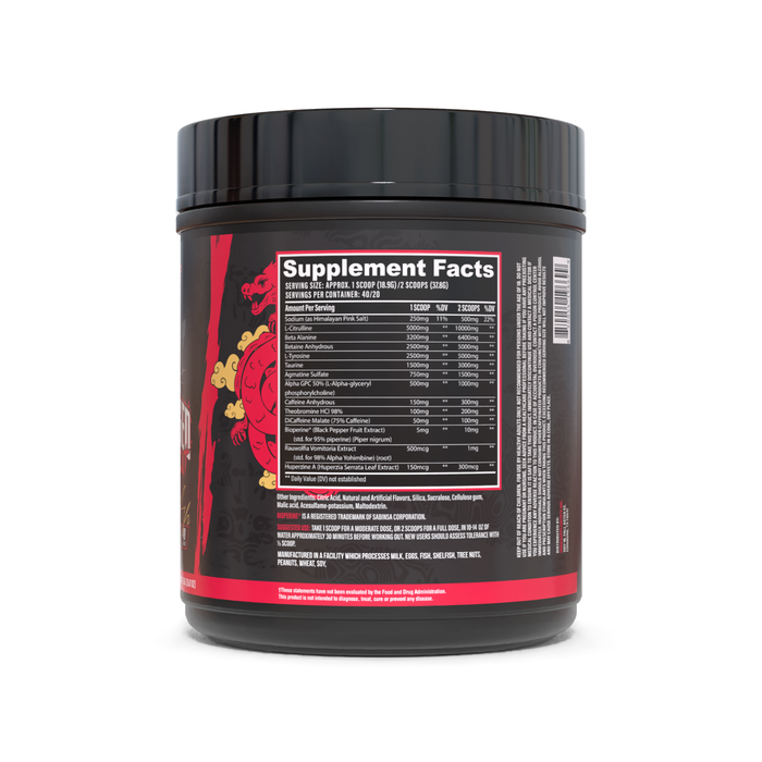 Wrecked x Adam Yu Pre Workout