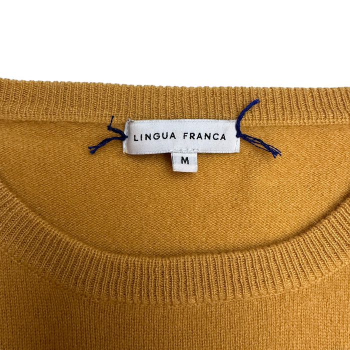 Yellow Cashmere Sweater - M